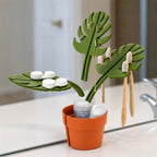Monstera Mirror-Mount Organizer - Premium Polymer - Collected Lab