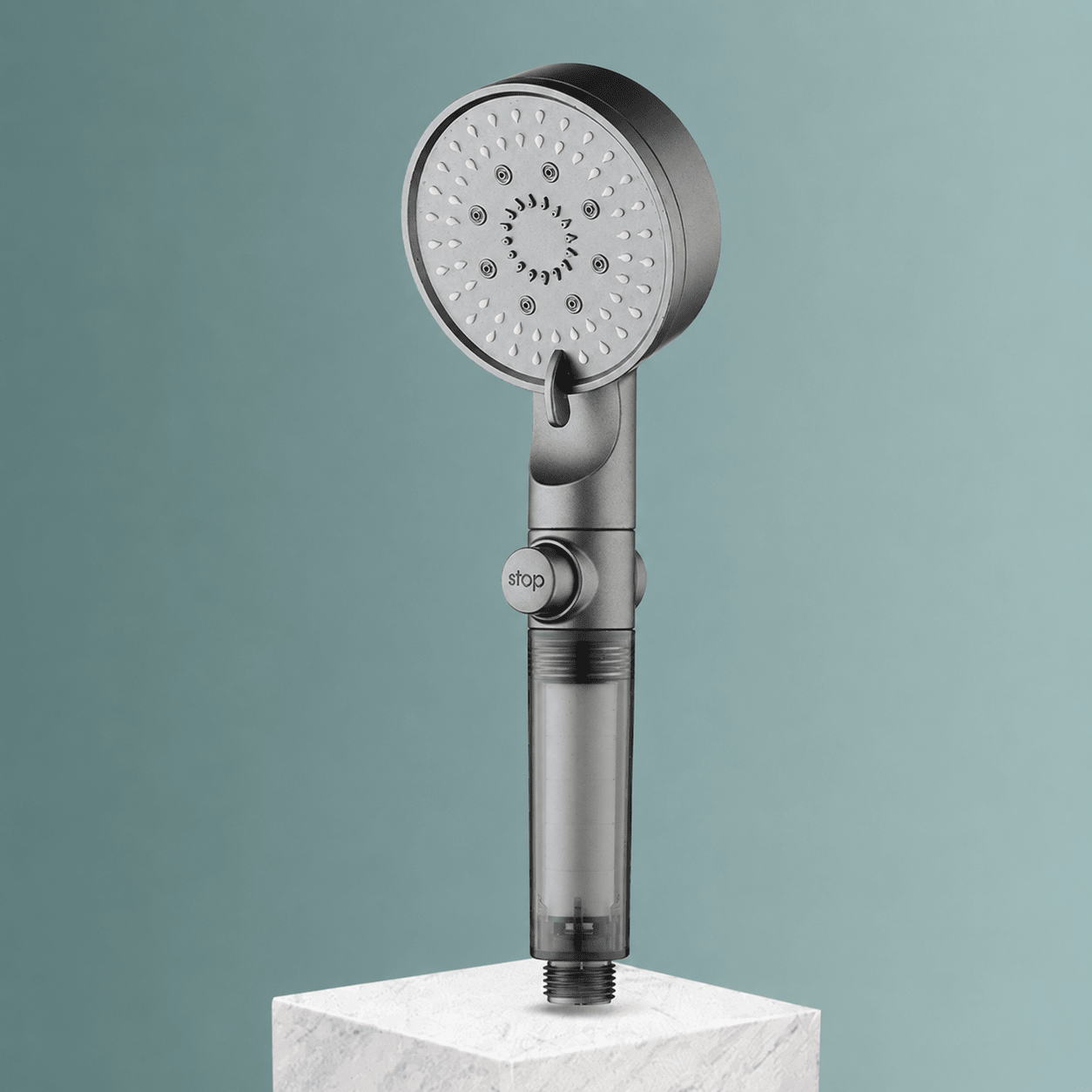 AquaFlow High-Pressure 5-Mode Filtered Shower Head - Collected Lab