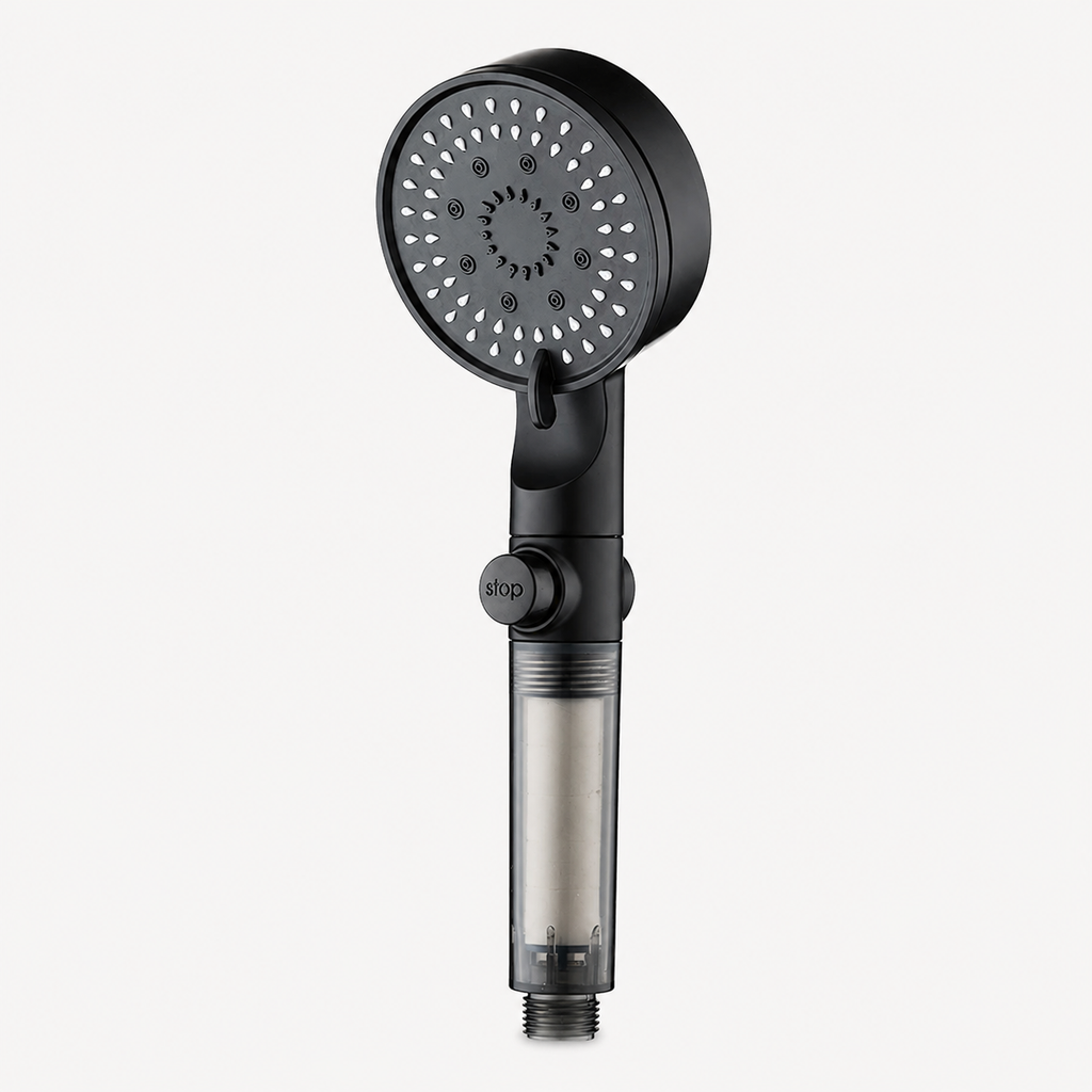 AquaFlow High-Pressure 5-Mode Filtered Shower Head